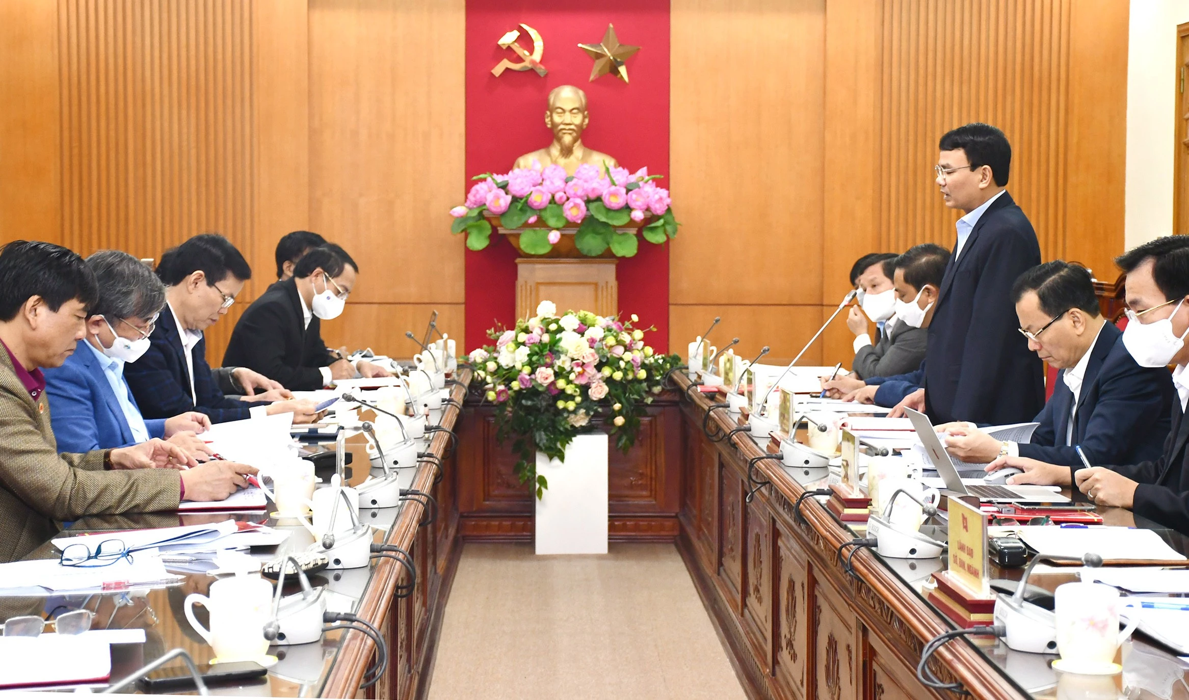 Thường trực Tỉnh ủy làm việc với Đoàn công tác Ban Dân vận Trung ương ảnh 2