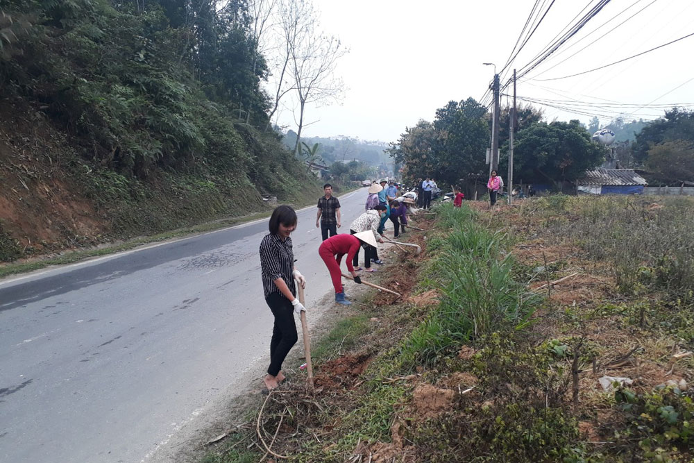 Bảo Thắng tổng vệ sinh môi trường toàn huyện ảnh 1