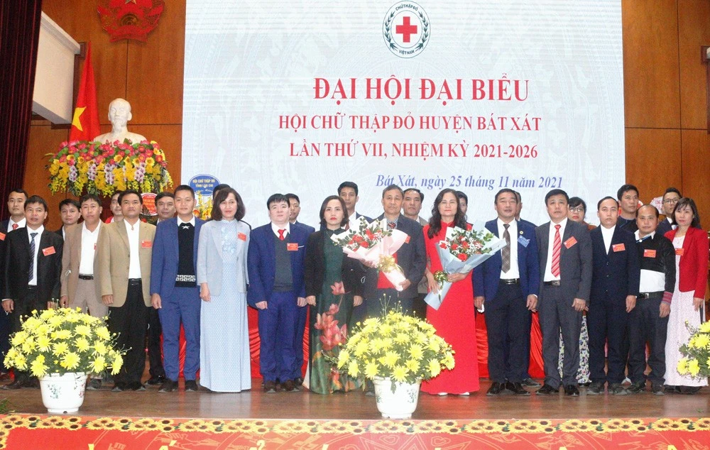 Đại hội đại biểu Hội Chữ thập đỏ huyện Bát Xát lần thứ VII, nhiệm kỳ 2021 - 2026 ảnh 3