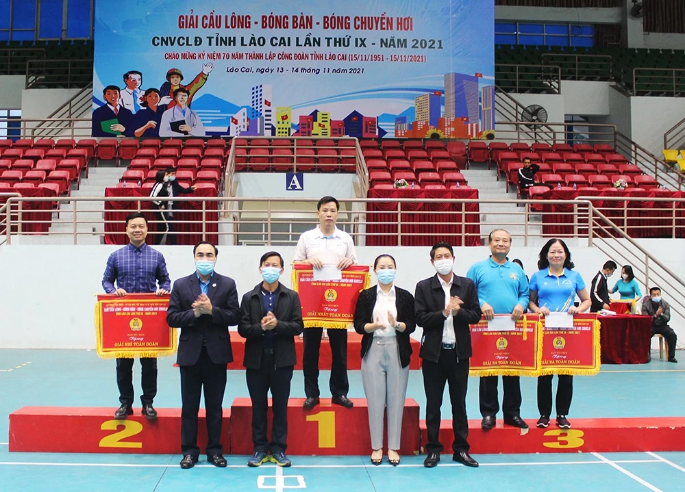 Kết thúc Giải thể thao công nhân, viên chức, lao động tỉnh Lào Cai lần thứ IX ảnh 9