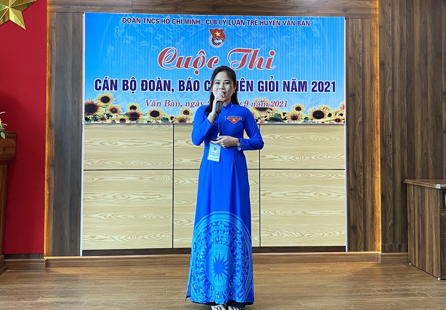 Văn Bàn: Tổ chức hội thi cán bộ đoàn, báo cáo viên giỏi năm 2021 ảnh 2