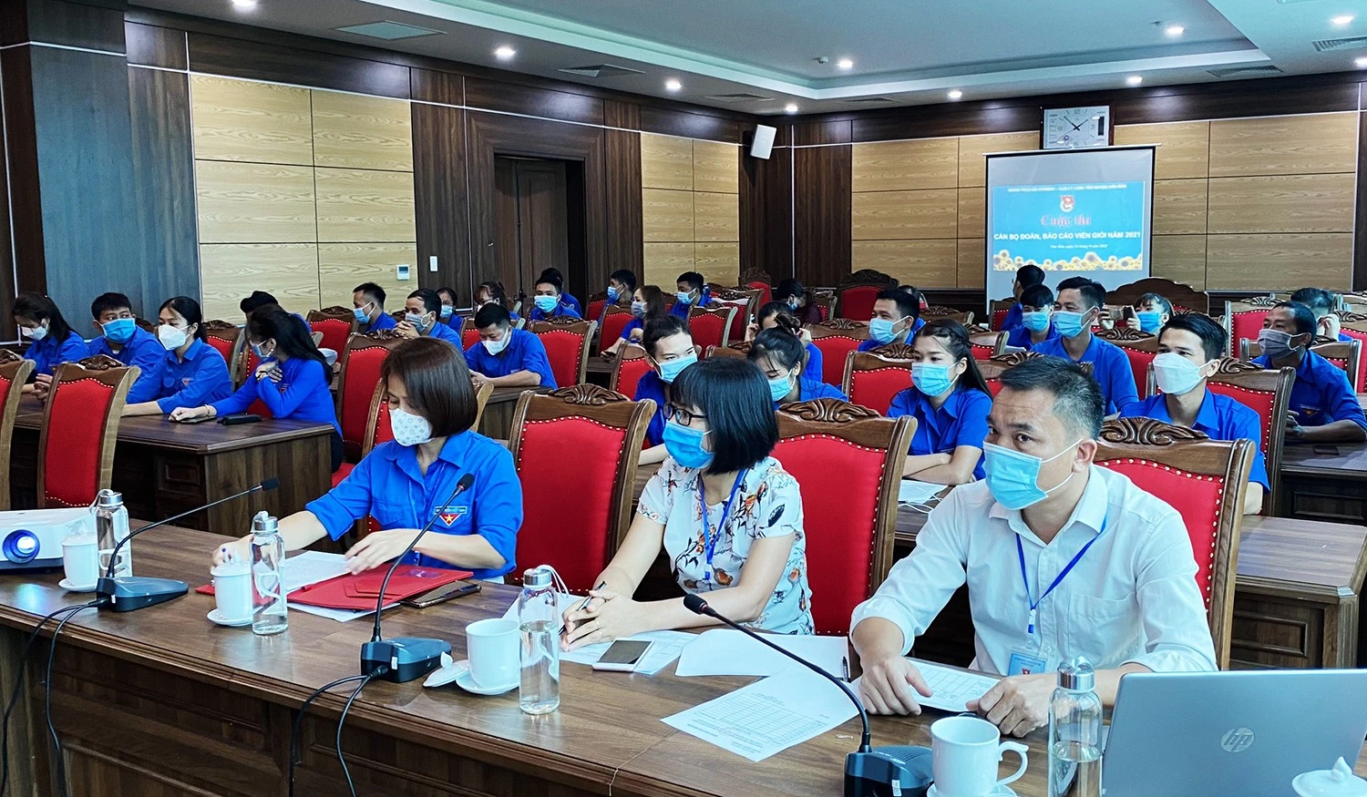 Văn Bàn: Tổ chức hội thi cán bộ đoàn, báo cáo viên giỏi năm 2021 ảnh 1