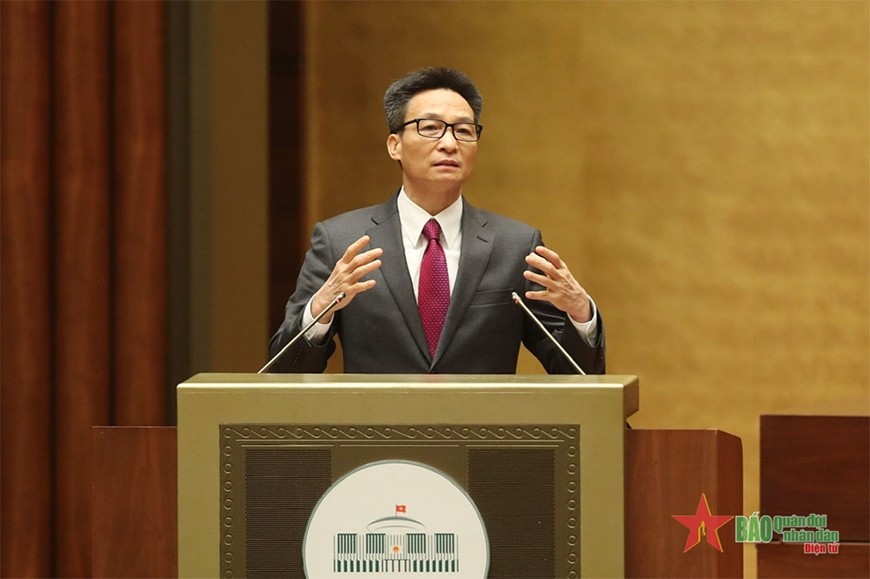 Phó Thủ tướng Vũ Đức Đam phát biểu kết luận hội nghị. Ảnh: Trọng Hải Phó Thủ tướng Vũ Đức Đam phát biểu kết luận hội nghị. Ảnh: Trọng Hải
