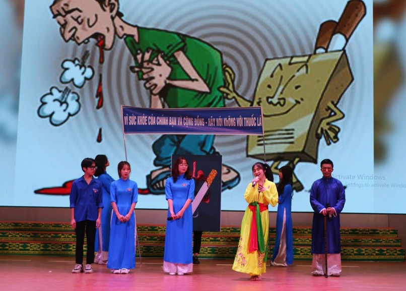 Thi tìm hiểu Luật Phòng, chống tác hại của thuốc lá ảnh 2 Thi tìm hiểu Luật Phòng, chống tác hại của thuốc lá ảnh 2