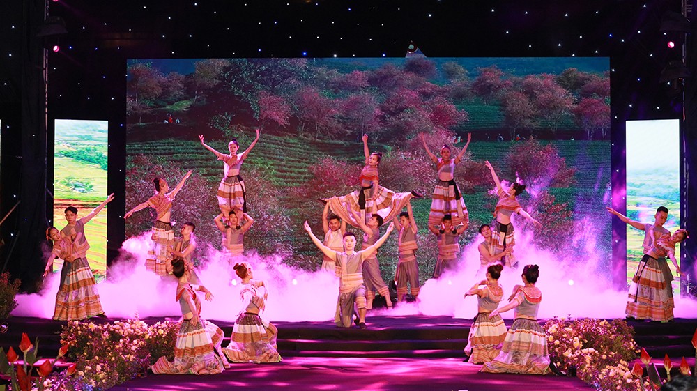 Chương trình nghệ thuật chào mừng đặc sắc.