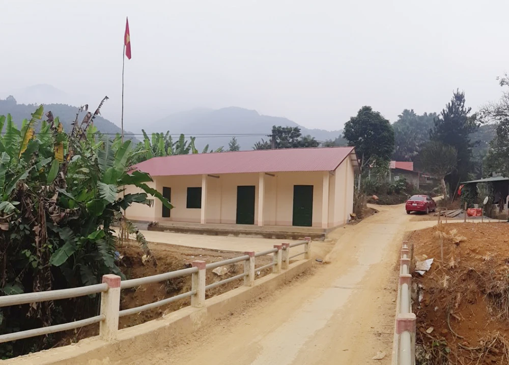 Nhà văn hóa thôn Bỗng 2 vừa hoàn thành. Nhà văn hóa thôn Bỗng 2 vừa hoàn thành.