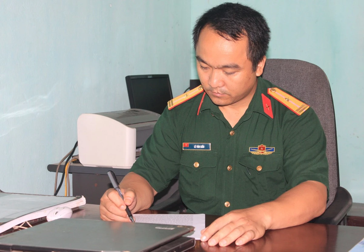Thiếu tá Lê Văn Kiều.