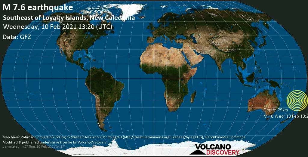 Cảnh báo nguy cơ sóng thần lớn sau trận động đất cực mạnh ở New Caledonia.