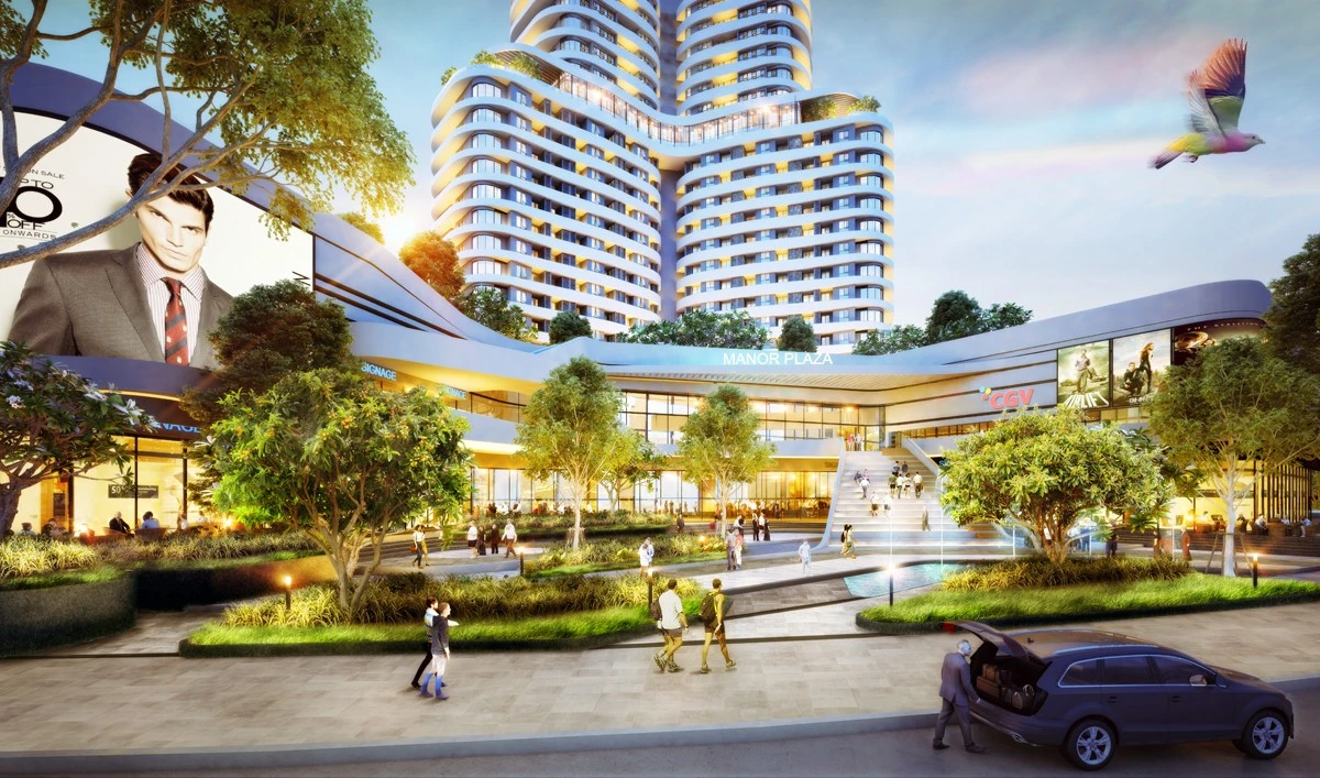 The Manor Tower Lào Cai giống như một bông hoa bung nở đầy sức sống.