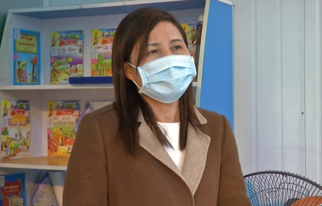 Cô Nguyễn Thị Tuất, giáo viên Trường Tiểu học Sài Sơn B.