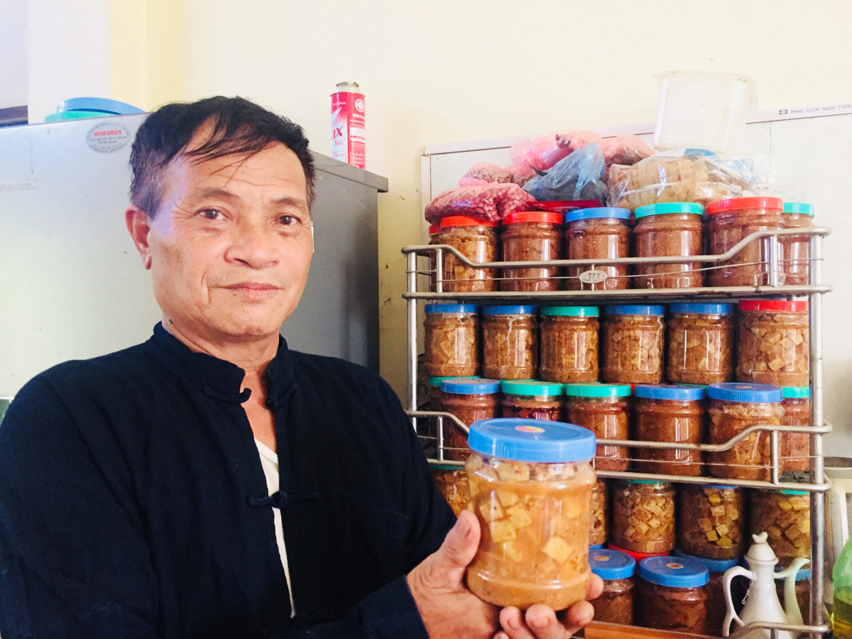 Món đậu phụ nhự của người Nùng ảnh 1 Món đậu phụ nhự của người Nùng ảnh 1