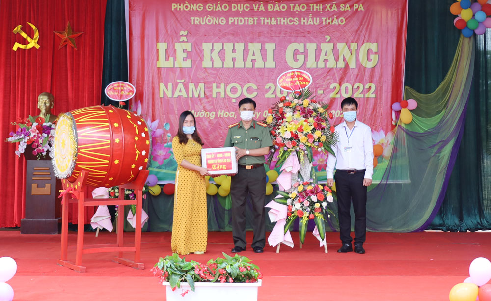 Lào Cai: Gần 228 nghìn học sinh dự Lễ khai giảng năm học mới ảnh 50 Lào Cai: Gần 228 nghìn học sinh dự Lễ khai giảng năm học mới ảnh 50