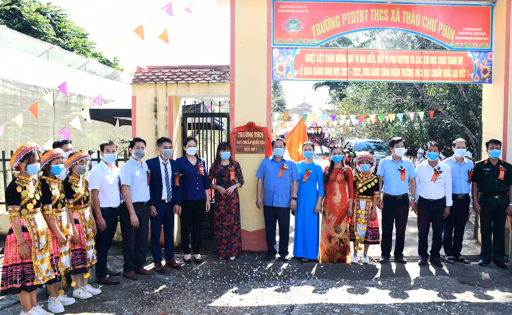 Lào Cai: Gần 228 nghìn học sinh dự Lễ khai giảng năm học mới ảnh 59 Lào Cai: Gần 228 nghìn học sinh dự Lễ khai giảng năm học mới ảnh 59