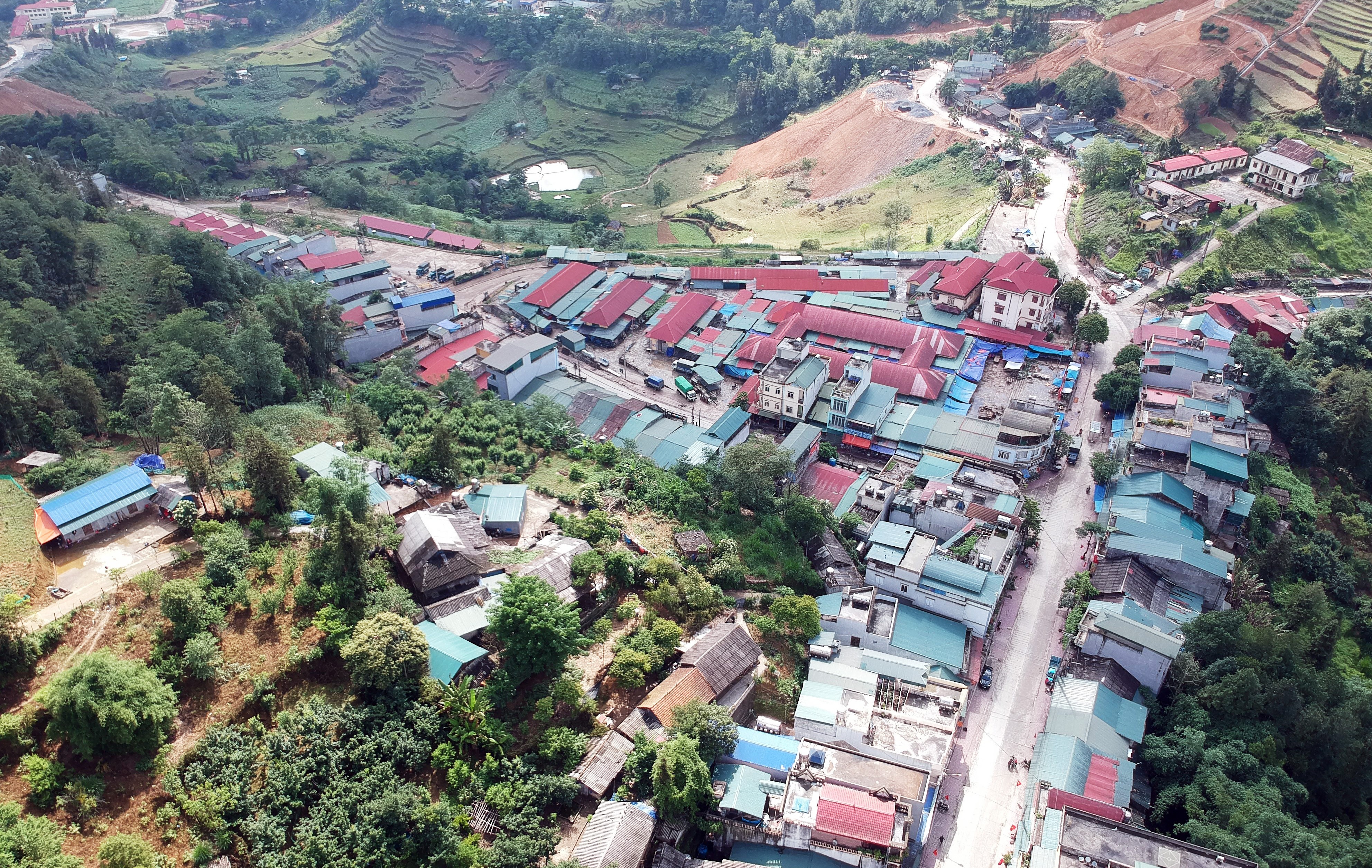 Một góc thị trấn Si Ma Cai hôm nay. Một góc thị trấn Si Ma Cai hôm nay.