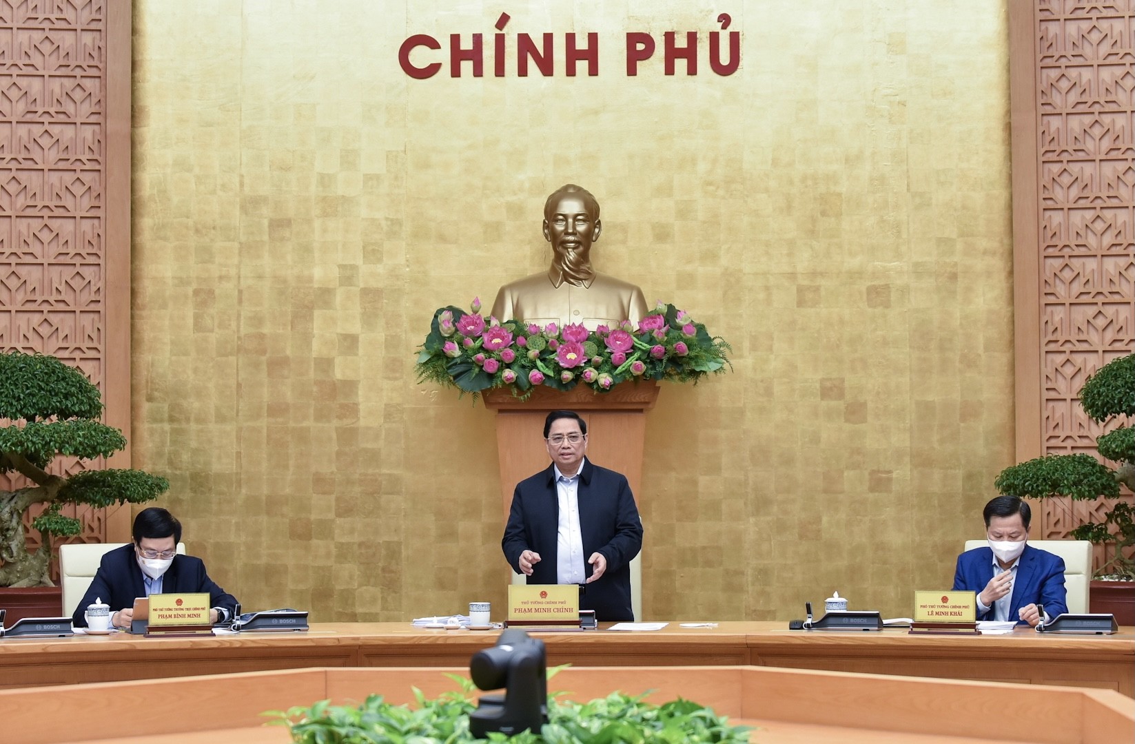 Thủ tướng Chính phủ Phạm Minh Chính chủ trì phiên họp Chính phủ thường kỳ tháng 11 - Ảnh: VGP Thủ tướng Chính phủ Phạm Minh Chính chủ trì phiên họp Chính phủ thường kỳ tháng 11 - Ảnh: VGP