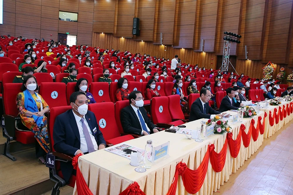 Khai mạc Đại hội Đại biểu Phụ nữ tỉnh Lào Cai lần thứ XVIII, nhiệm kỳ 2021-2026 ảnh 2