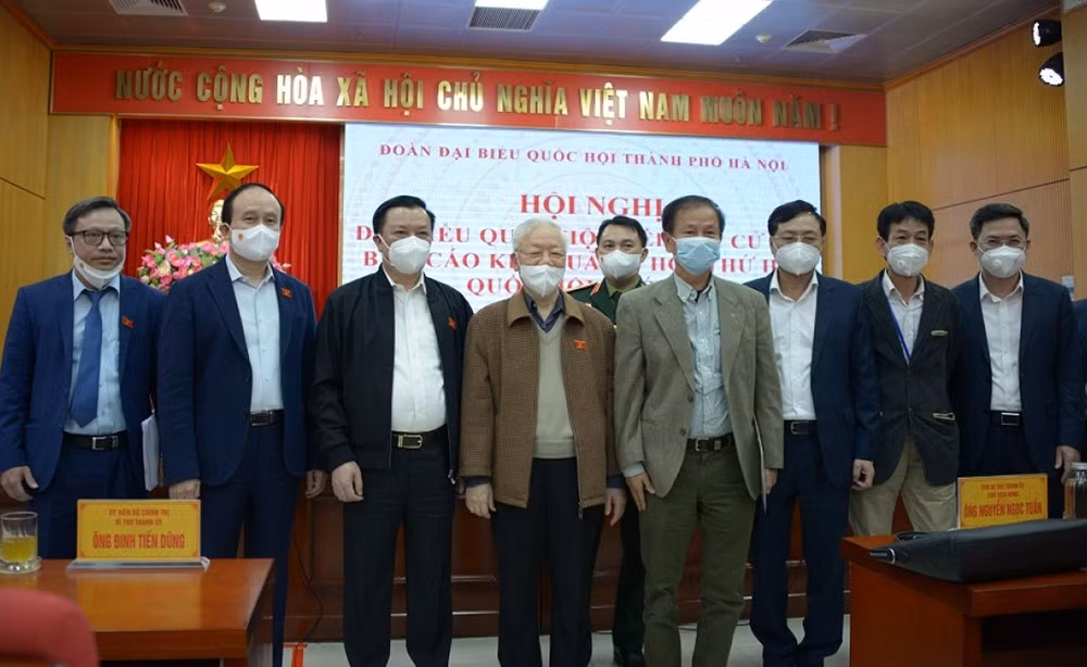 Tổng Bí thư Nguyễn Phú Trọng tiếp xúc cử tri Hà Nội ảnh 4