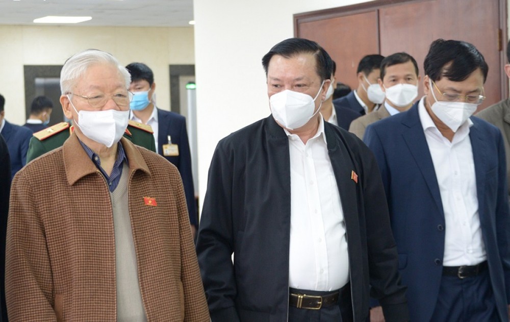 Tổng Bí thư Nguyễn Phú Trọng tiếp xúc cử tri Hà Nội ảnh 1 Tổng Bí thư Nguyễn Phú Trọng tiếp xúc cử tri Hà Nội ảnh 1