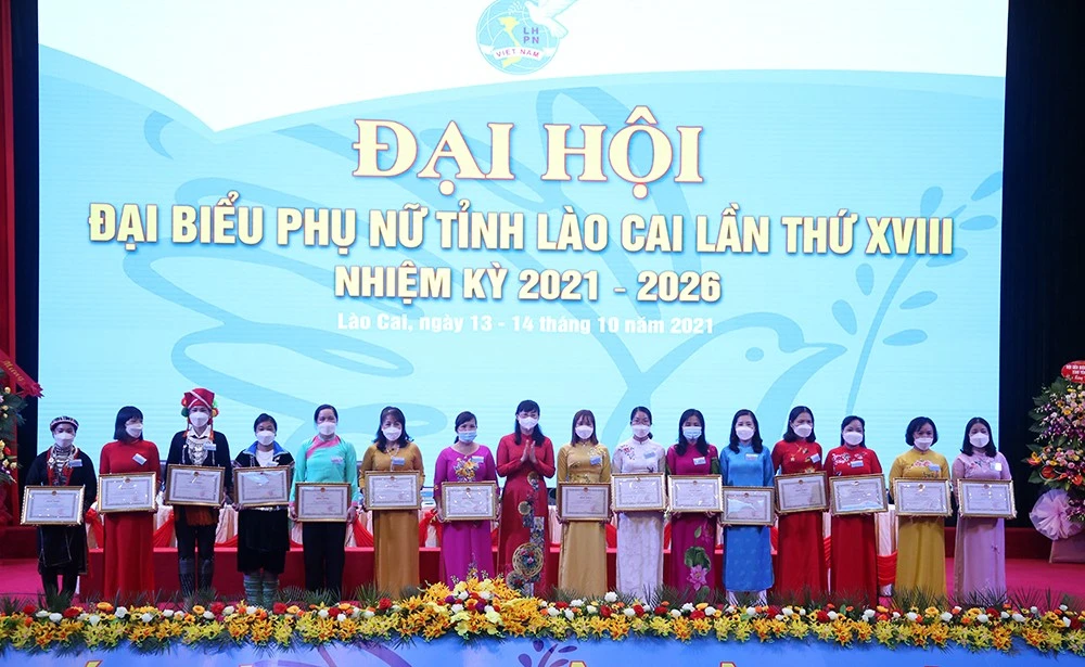 Đại hội Đại biểu Phụ nữ tỉnh Lào Cai lần thứ XVIII thành công tốt đẹp ảnh 8 Đại hội Đại biểu Phụ nữ tỉnh Lào Cai lần thứ XVIII thành công tốt đẹp ảnh 8