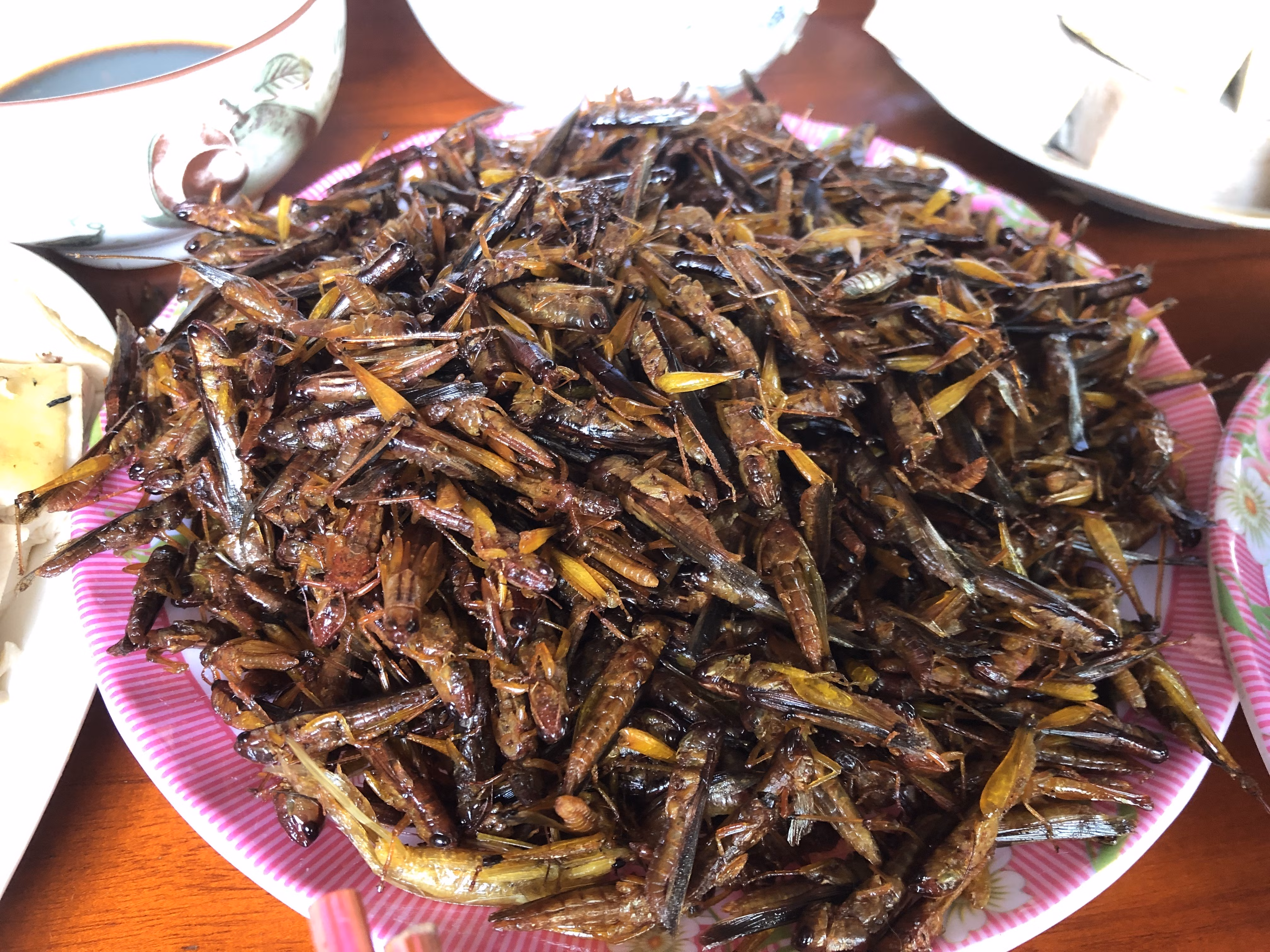 Món “tôm bay”.