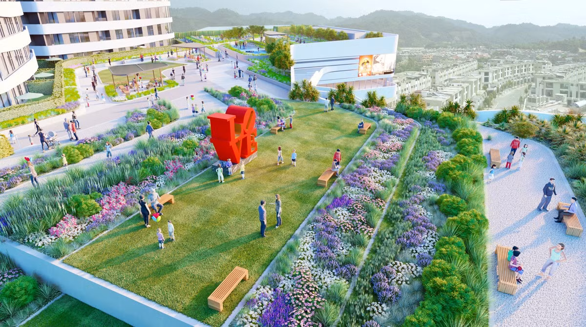 TSky Park - công viên giữa tầng mây. TSky Park - công viên giữa tầng mây.