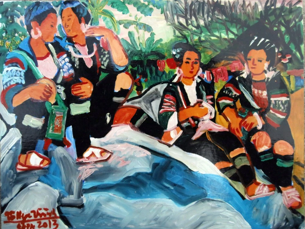 Lão họa sỹ say đắm Sa Pa ảnh 3