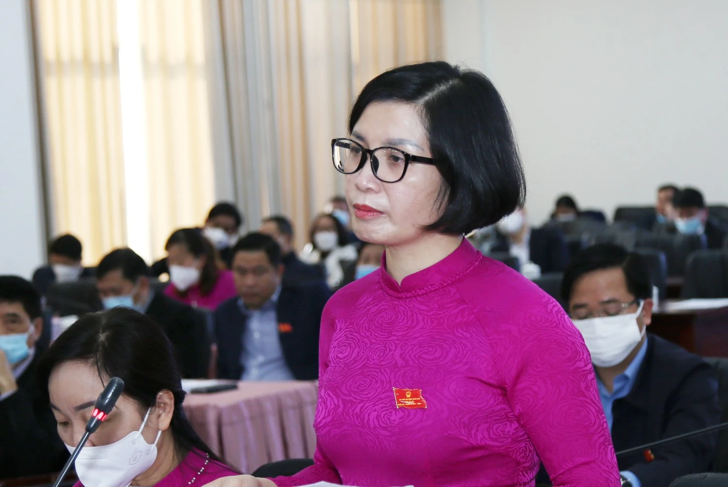 Đại biểu Phạm Ngân Hà.