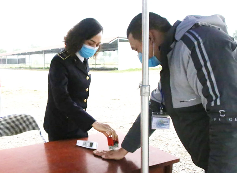 Cửa khẩu Kim Thành nâng cấp độ phòng, chống dịch Covid-19 ảnh 1