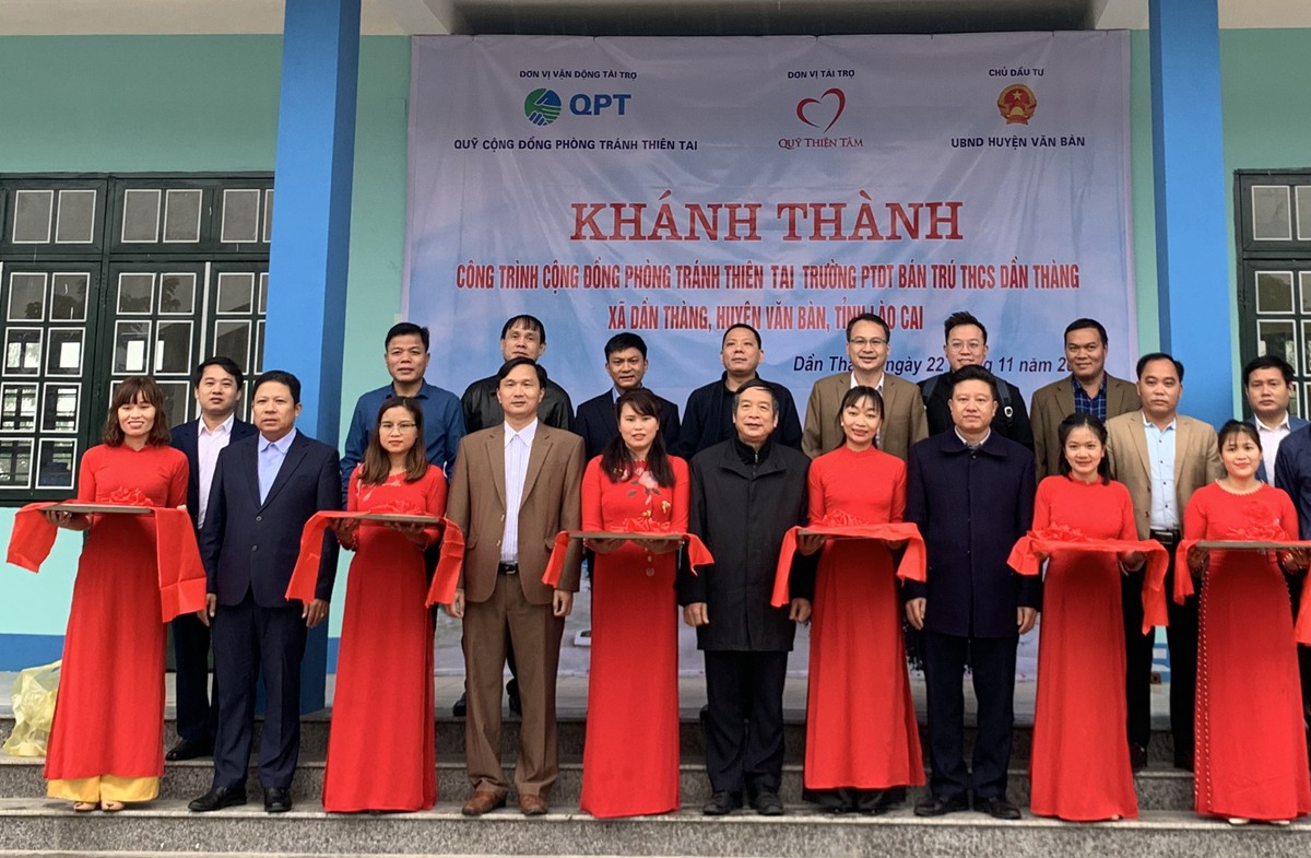 Văn Bàn: Khánh thành công trình cộng đồng phòng, tránh thiên tai ảnh 1 Văn Bàn: Khánh thành công trình cộng đồng phòng, tránh thiên tai ảnh 1