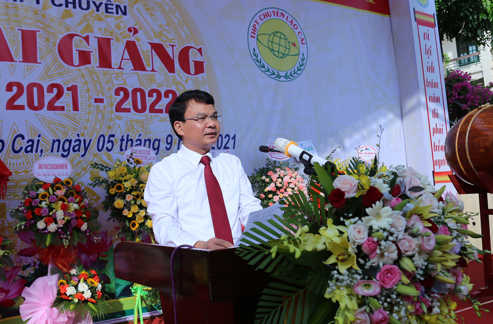 Lào Cai: Gần 228 nghìn học sinh dự Lễ khai giảng năm học mới ảnh 1