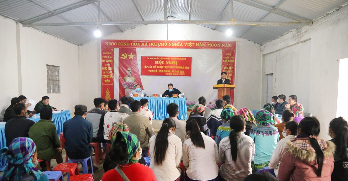 UBND huyện Mường Khương tiếp xúc, đối thoại với nhân dân thôn Sả Lùng Chéng ảnh 4