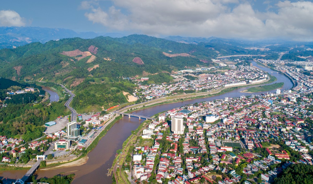 Thành phố Lào Cai hôm nay. Thành phố Lào Cai hôm nay.