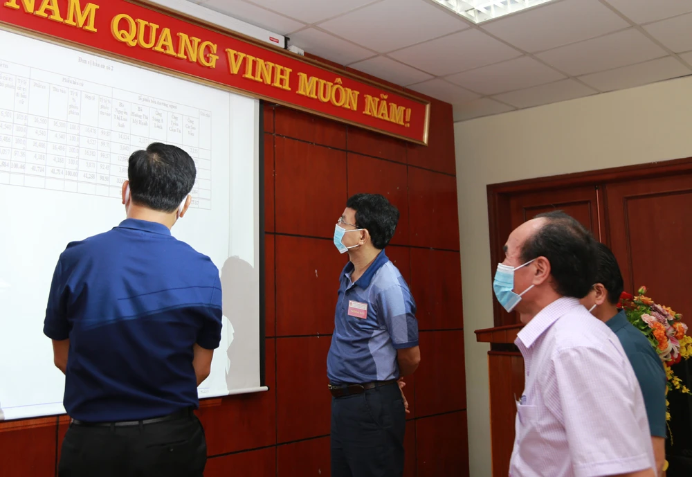 Ban Chỉ đạo Bầu cử theo dõi sát việc thống kê kết quả bầu cử ảnh 2