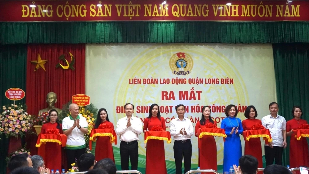 Điểm sinh hoạt văn hóa công nhân tại Công ty cổ phần Nicotex là điểm sinh hoạt văn hóa công nhân thứ ba Liên đoàn Lao động quận Long Biên thành lập trong nửa nhiệm kỳ qua.