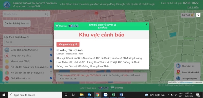 Ứng dụng công nghệ lõi xây dựng Bản đồ dịch tễ Covid ảnh 1