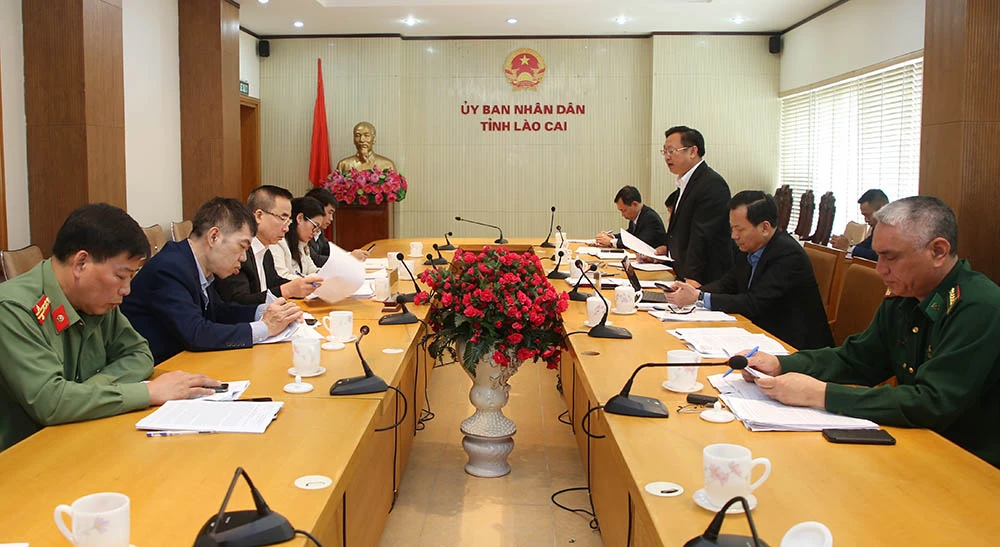 Quang cảnh buổi làm việc.