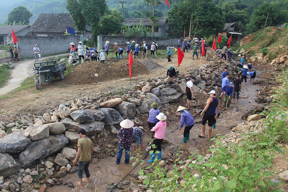 Xã Hợp Thành khởi công công trình chào mừng kỷ niệm 30 năm tái lập thị xã Lào Cai ảnh 3
