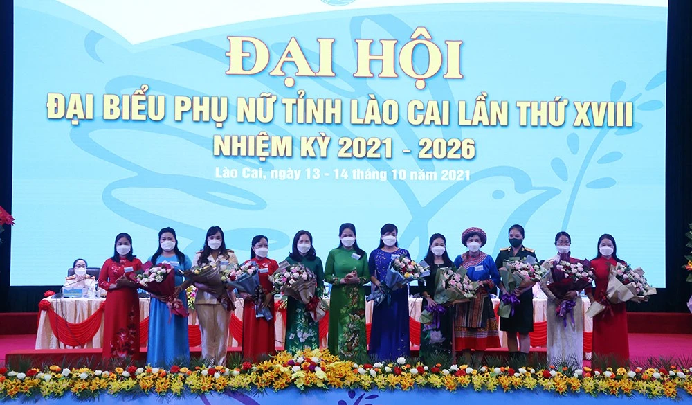 Đại hội Đại biểu Phụ nữ tỉnh Lào Cai lần thứ XVIII thành công tốt đẹp ảnh 4 Đại hội Đại biểu Phụ nữ tỉnh Lào Cai lần thứ XVIII thành công tốt đẹp ảnh 4