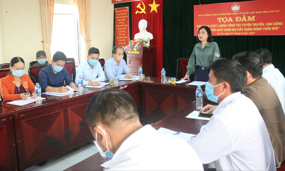 Tọa đàm tuyên truyền vận động đồng bào tôn giáo xây dựng nông thôn mới, đô thị văn minh ảnh 1