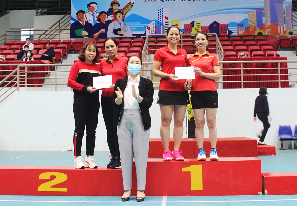 Kết thúc Giải thể thao công nhân, viên chức, lao động tỉnh Lào Cai lần thứ IX ảnh 3 Kết thúc Giải thể thao công nhân, viên chức, lao động tỉnh Lào Cai lần thứ IX ảnh 3