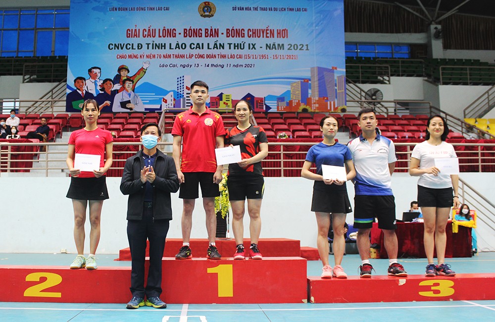 Kết thúc Giải thể thao công nhân, viên chức, lao động tỉnh Lào Cai lần thứ IX ảnh 4 Kết thúc Giải thể thao công nhân, viên chức, lao động tỉnh Lào Cai lần thứ IX ảnh 4