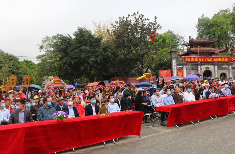 Khai mạc lễ hội đền Bắc Hà năm 2021 ảnh 1