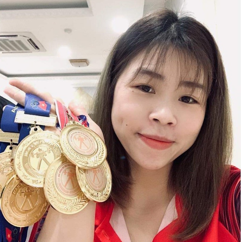 VĐV Hoàng Thị Duyên giành tổng số 6 HCV cho đoàn thể thao Lào Cai.