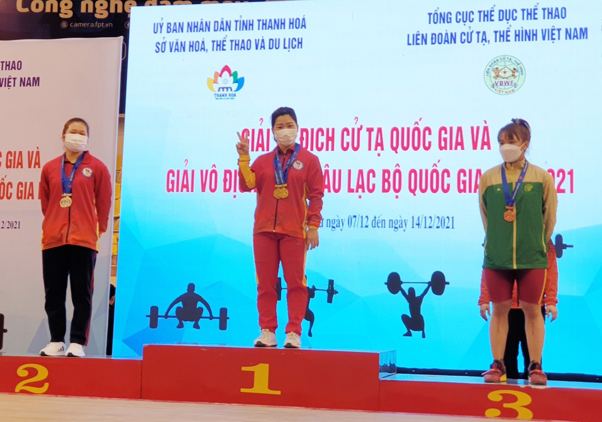 Các VĐV của Lào Cai giành thứ hạng cao (số 1 và số 2) tại giải.