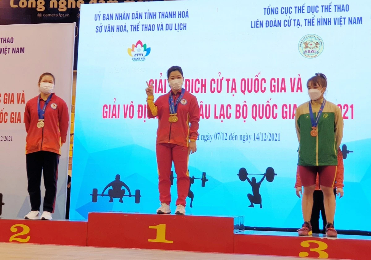 Các VĐV của Lào Cai giành thứ hạng cao (số 1 và số 2) tại giải.
