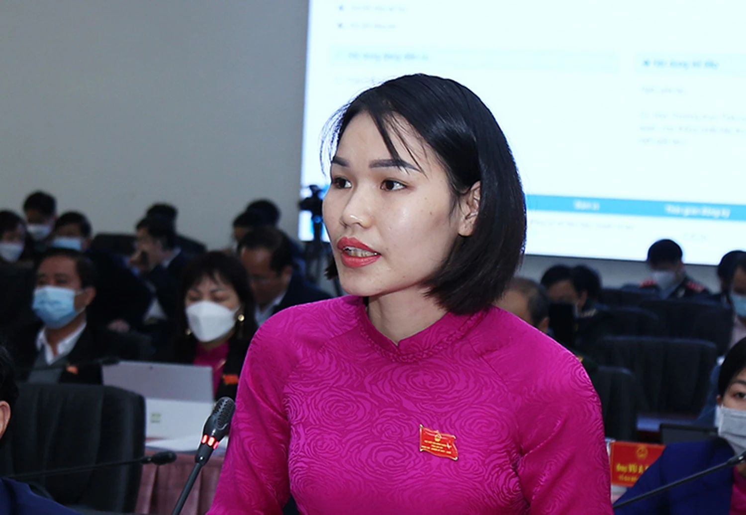 Đại biểu Lý Thị Thương.