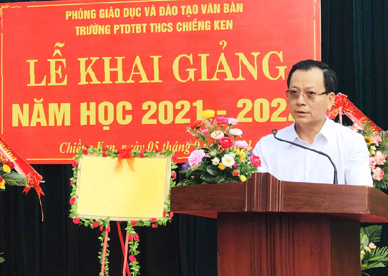 Lào Cai: Gần 228 nghìn học sinh dự Lễ khai giảng năm học mới ảnh 23 Lào Cai: Gần 228 nghìn học sinh dự Lễ khai giảng năm học mới ảnh 23