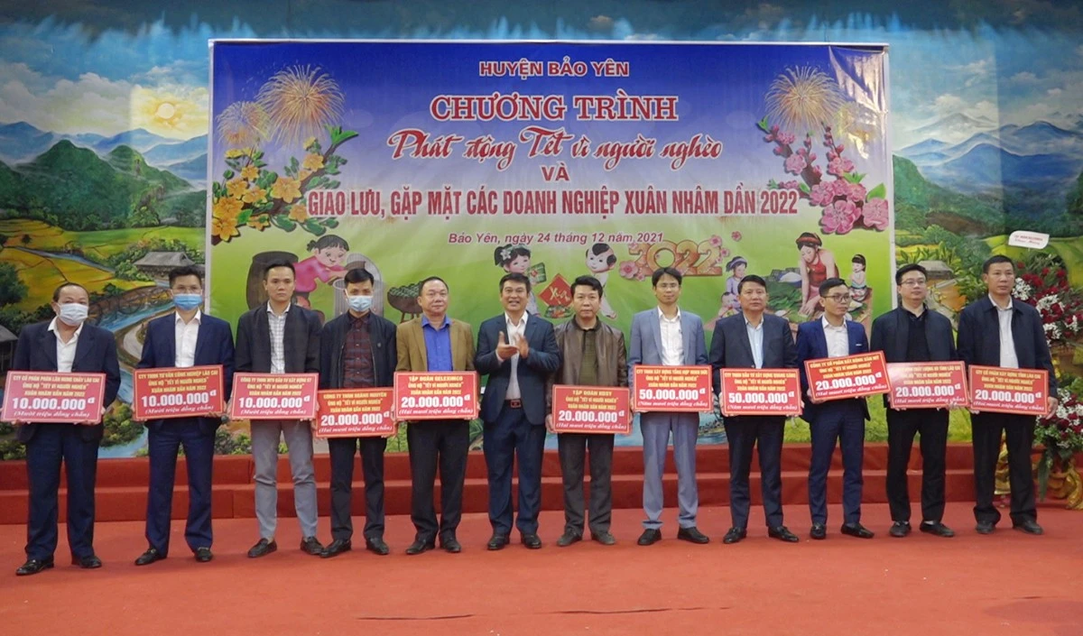 Bảo Yên: Phát động Chương trình “Tết vì người nghèo - Xuân Nhâm Dần” ảnh 1