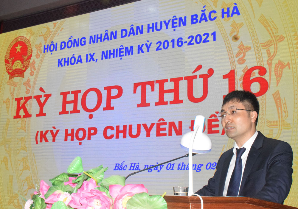 HĐND huyện Bắc Hà tổ chức kỳ họp thứ 16 ảnh 2