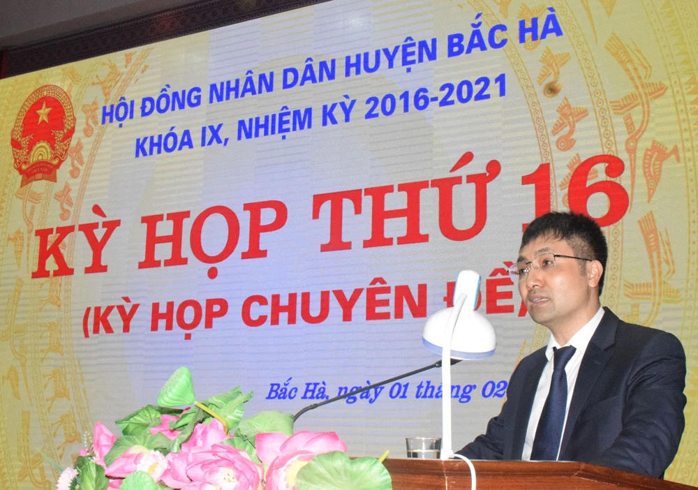 HĐND huyện Bắc Hà tổ chức kỳ họp thứ 16 ảnh 2
